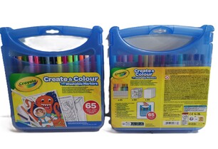 Crayola 65pcs Create And Color Supertips Washable Markers And Paper